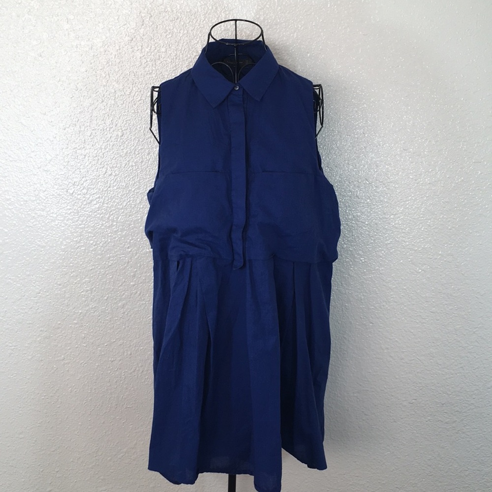 Zara | Button Down Collar Dress